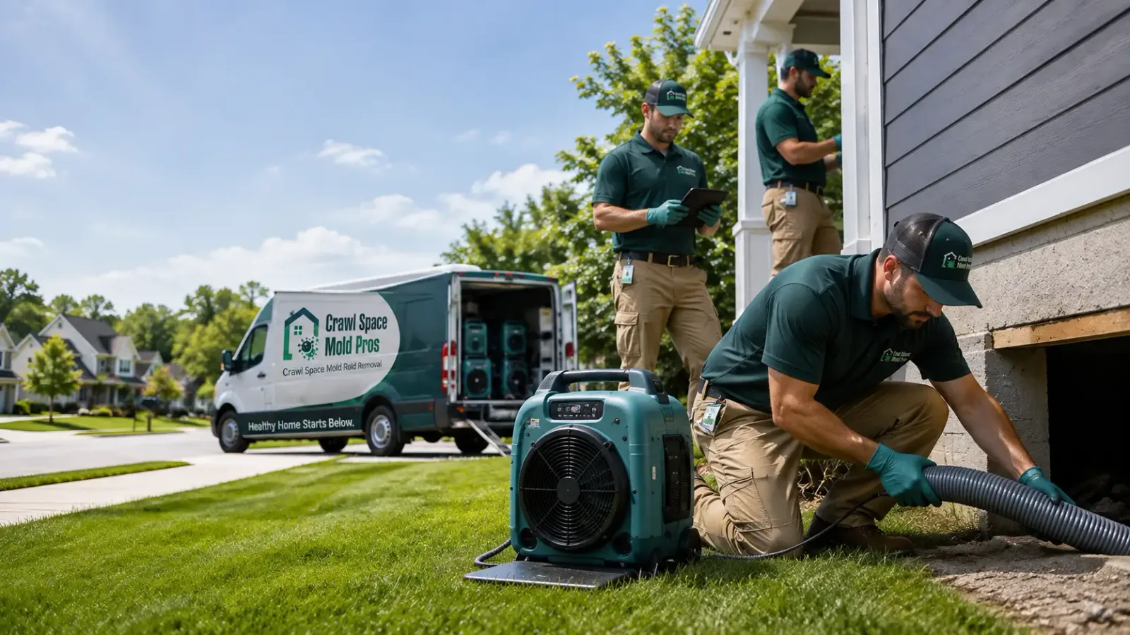 Crawl Space Mold Removal in Fort Monroe, VA